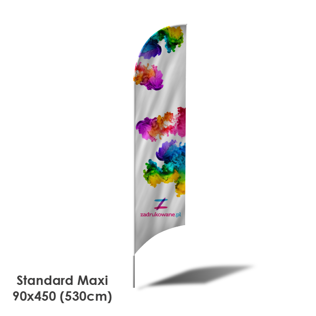 Beach Flag Standard Maxi 90x450 (530cm) (1)